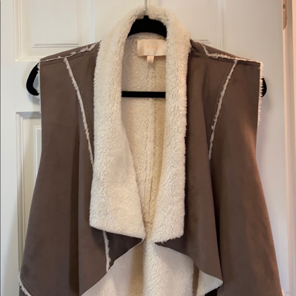 Faux leather Vest